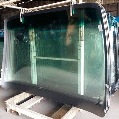 China Sun Protection  Bus Windshield Glass Laminated Tempered Green Color Long Lifetime supplier