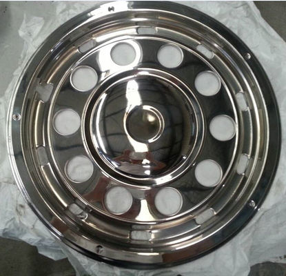 China Front And Rear Bus Wheel Covers 22.5 Inch  Stainless Steel Material Durabe supplier