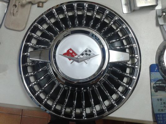 China Custom Car Plastic  Wheel Hub Cover , 13 / 14 Inch Bus Hub Caps ABS Material supplier