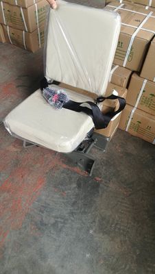 China High Intensity White Leather Bus Seats , Custom Tour Bus Seats Good Plasticity supplier