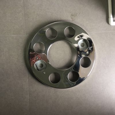 China 19.5 Stainless Steel Wheel Simulators , Polishing Tire Hub Caps Center Wheel Cover Hubcap supplier