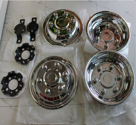 16 Inch Stainless Steel Wheel Covers , Durable Universal Bus Wheel Simulators supplier