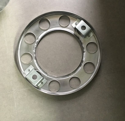 22.5 Chrome Wheel Covers , Stainless Steel Bus And Truck Wheel Center Cover Hubcap supplier