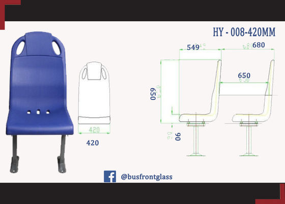 ABS boat bus tourist bus ABS Plastic Bus Seats 400 * 440 * 630 city bus coach bus school bus mini busYUTONG HIGER supplier